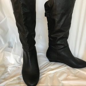 NWT Black Long Boots (9W)